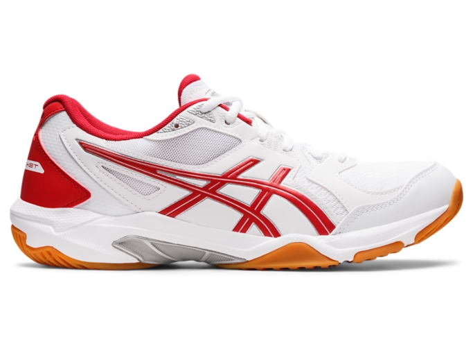 GEL-ROCKET 10 | WHITE/CLASSIC RED | メンズ バレーボール シューズ【ASICS公式】