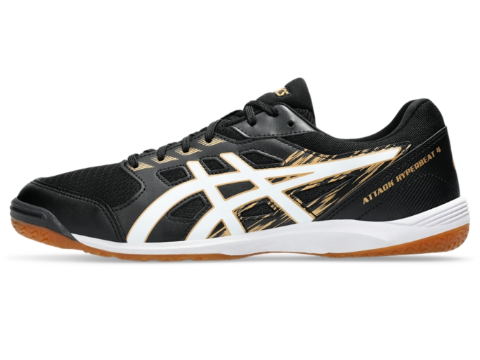 卓球 asics ATTACK HYPERBEAT 4 1073A056-001 ATTACK HYPERBEAT 4 | Unisex | BLACK/WHITE | Unisex Table Tennis