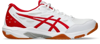 Asics gel rocket 9 men's shoes 2025 white classic red