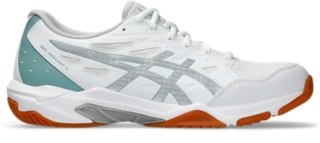 GEL-ROCKET 11 | Unisex | WHITE/TEAL TINT | Unisex Indoor Shoes | ASICS ...