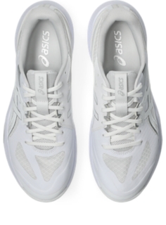 Image 6 of 8 of Unisex WHITE/PURE SILVER GEL-TACTIC 13 WIDE Unisex Indoor Shoes