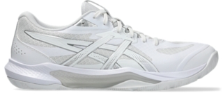Image 8 of 8 of Unisex WHITE/PURE SILVER GEL-TACTIC 13 WIDE Unisex Indoor Shoes