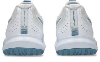 Image 5 of 8 of Unisex WHITE/SABA BLUE GEL-TACTIC 13 WIDE Unisex Indoor Shoes