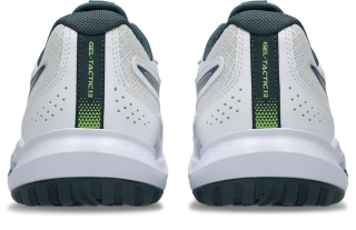 Image 5 of 8 of Unisex WHITE/RAW INDIGO GEL-TACTIC 13 WIDE Unisex Indoor Shoes