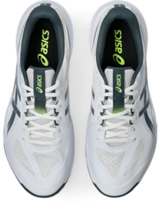 Image 6 of 8 of Unisex WHITE/RAW INDIGO GEL-TACTIC 13 WIDE Unisex Indoor Shoes