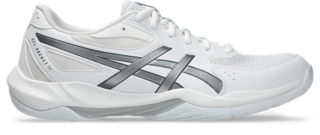 Image 8 of 8 of Unisex WHITE/PURE SILVER GEL-ROCKET 12 Unisex Indoor Shoes