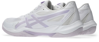 Image 3 of 8 of Unisex WHITE/DAHLIA GEL-ROCKET 12 Unisex Indoor Shoes