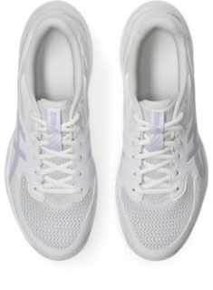 Image 6 of 8 of Unisex WHITE/DAHLIA GEL-ROCKET 12 Unisex Indoor Shoes