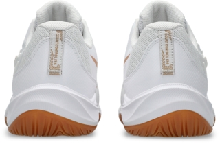 Image 5 of 8 of Unisex WHITE/PURE GOLD COURT CONTROL FF 4 WIDE Unisex Indoor Shoes