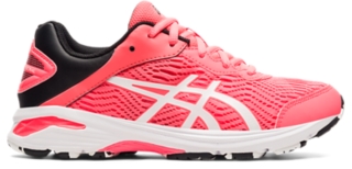 GEL NETBURNER PROFESSIONAL 2 GS Kids Blazing Coral White Kids Netball Shoes ASICS Australia