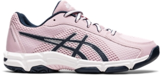 NETBURNER SUPER GS Kids Barely Rose French Blue Kids Netball Shoes ASICS Australia