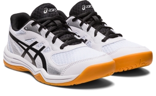 UPCOURT 5 GS | WHITE/BLACK | キッズ バレーボール シューズ【ASICS公式】