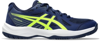 UPCOURT 6 GS Kids Blue Expanse Safety Yellow Scarpe indoor da bambino a ASICS IT