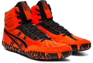 asics aggressor 4 red