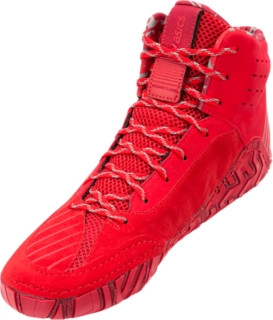 Aggressor 1 wrestling shoes red and black online