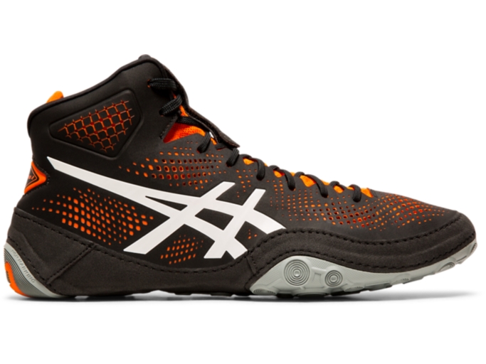 Men's DAN GABLE EVO 2 | Black/Shocking Orange | Wrestling Shoes 