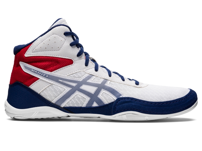 Men's MATFLEX 6 | White/Deep Ocean | Wrestling Shoes | ASICS