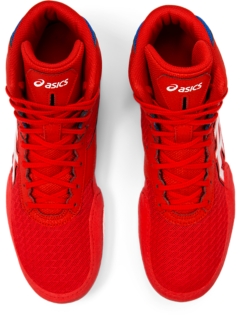 Red asics hot sale wrestling shoes