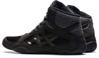 Black asics 2025 wrestling shoes