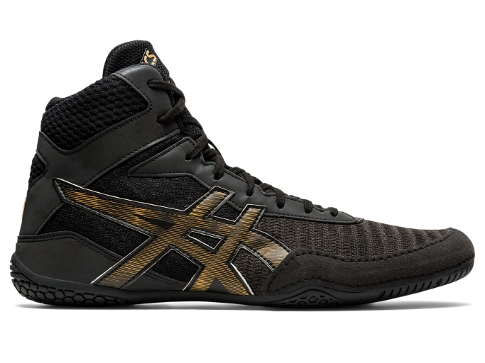 Men's MATCONTROL 2 L.E. LITE-SHOW | Black/Pure Gold | Wrestling Shoes |  ASICS