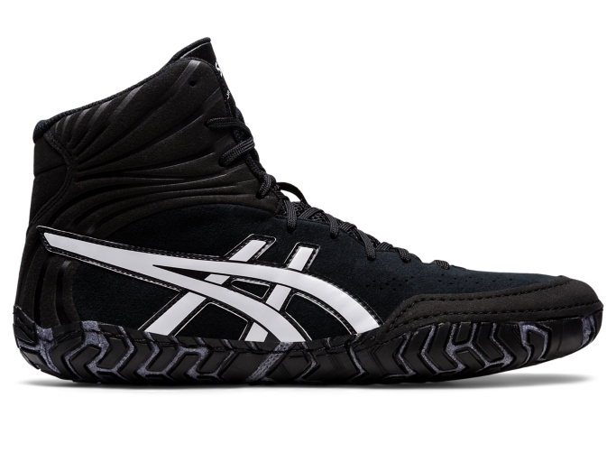 AGGRESSOR 5 Men Black White Men s Wrestling Shoes ASICS United States