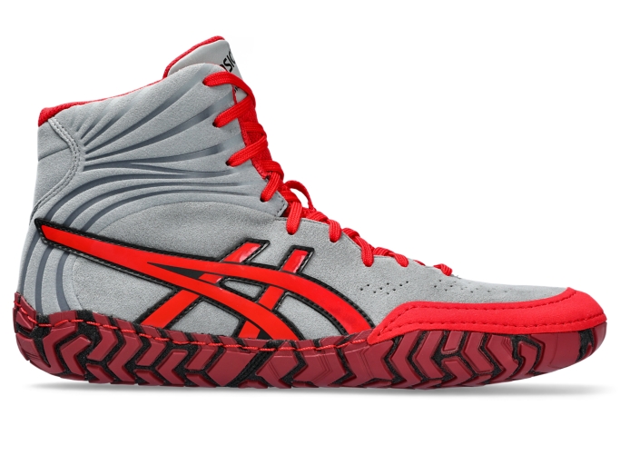 Asics aggressor black clearance and red