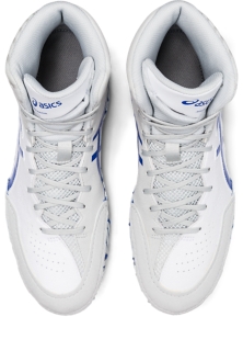 Men's AGGRESSOR 5 | White/Lapis Lazuli Blue | Wrestling Shoes | ASICS