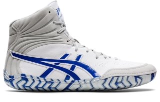 asics aggressor 2 blue