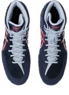 Asics aggressor red and black best sale