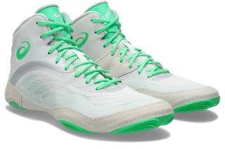 SPLIT ELITE | Men | White/New Leaf | Men's Wrestling Shoes | ASICS United States