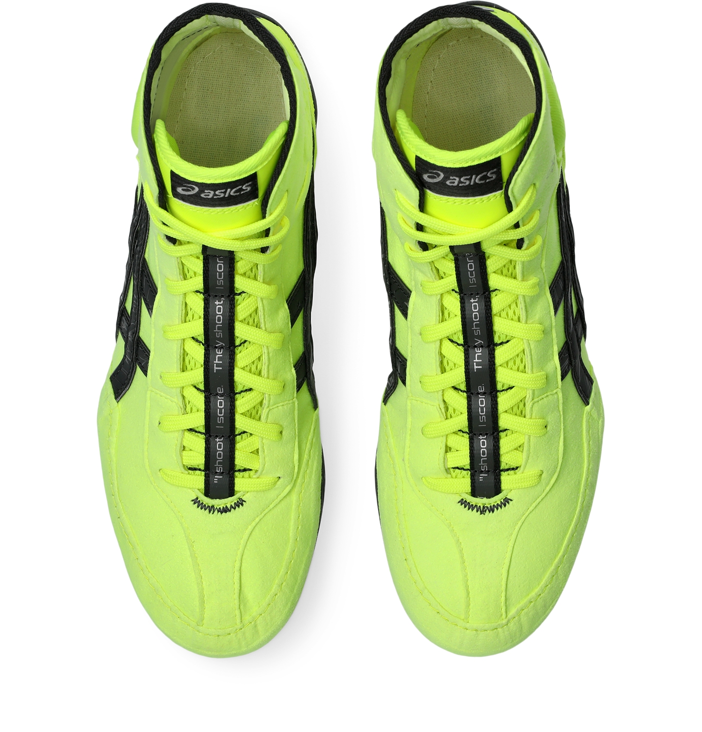 Мужские кроссовки ASICS Dan Gable Evo 3, цвет: Жёлтый / Графитовый серый — фото 6