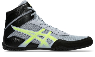 Men's MATCONTROL 3 | Grey Blue/Safety Yellow | Wrestling Shoes | ASICS
