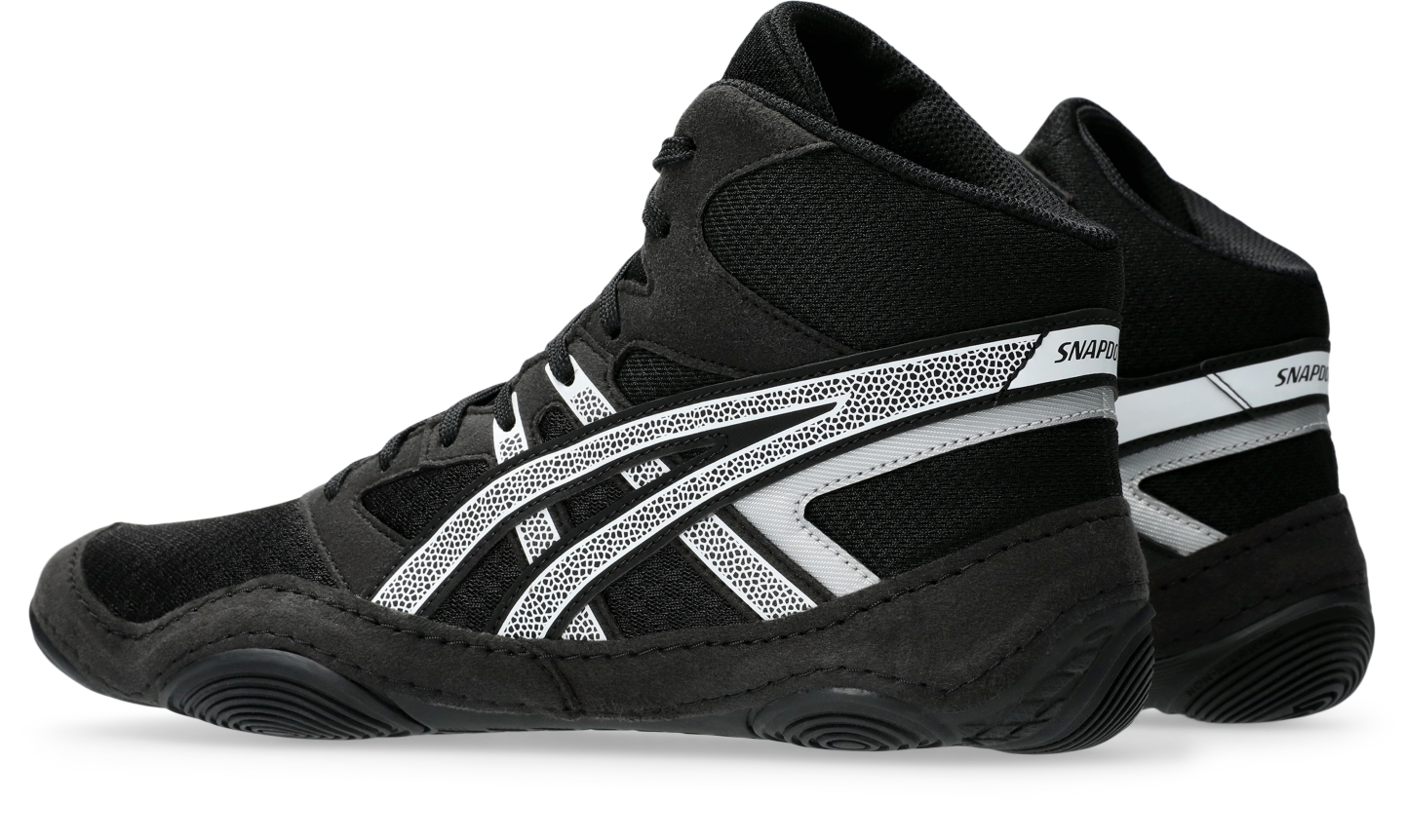 Мужские кроссовки ASICS Snapdown 4 Wide, цвет: Чёрный / Белый — фото 3
