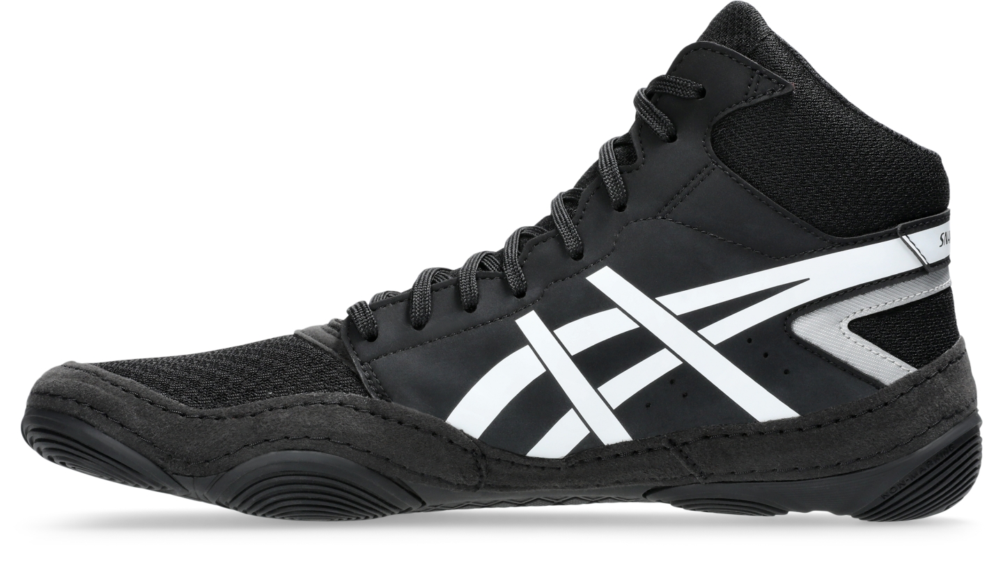 Мужские кроссовки ASICS Snapdown 4 Wide, цвет: Чёрный / Белый — фото 4