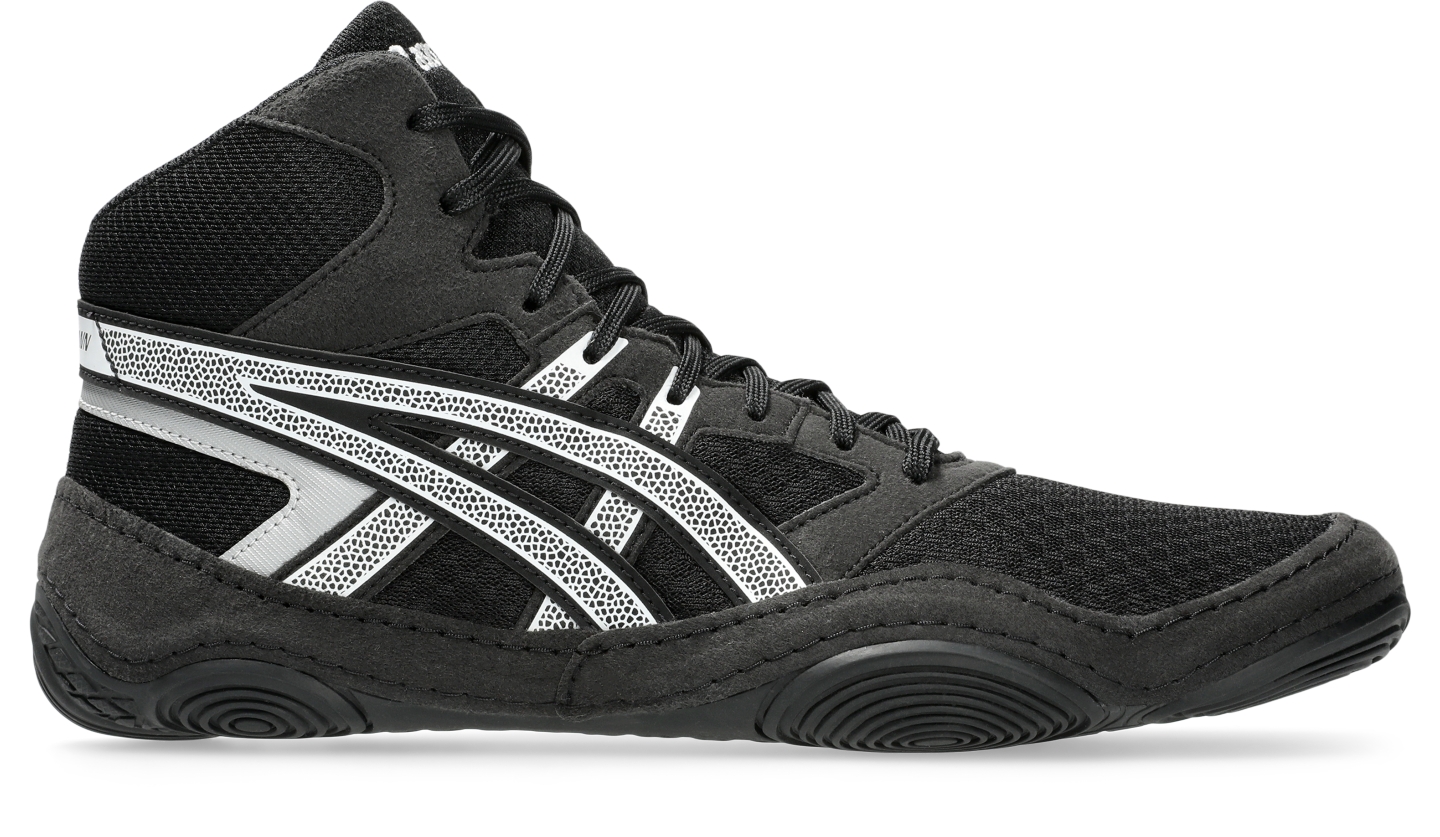 Мужские кроссовки ASICS Snapdown 4 Wide, цвет: Чёрный / Белый — фото 1
