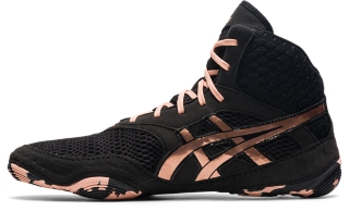 Women's MATBLAZER | Black/Rose Gold | Wrestling Shoes | ASICS