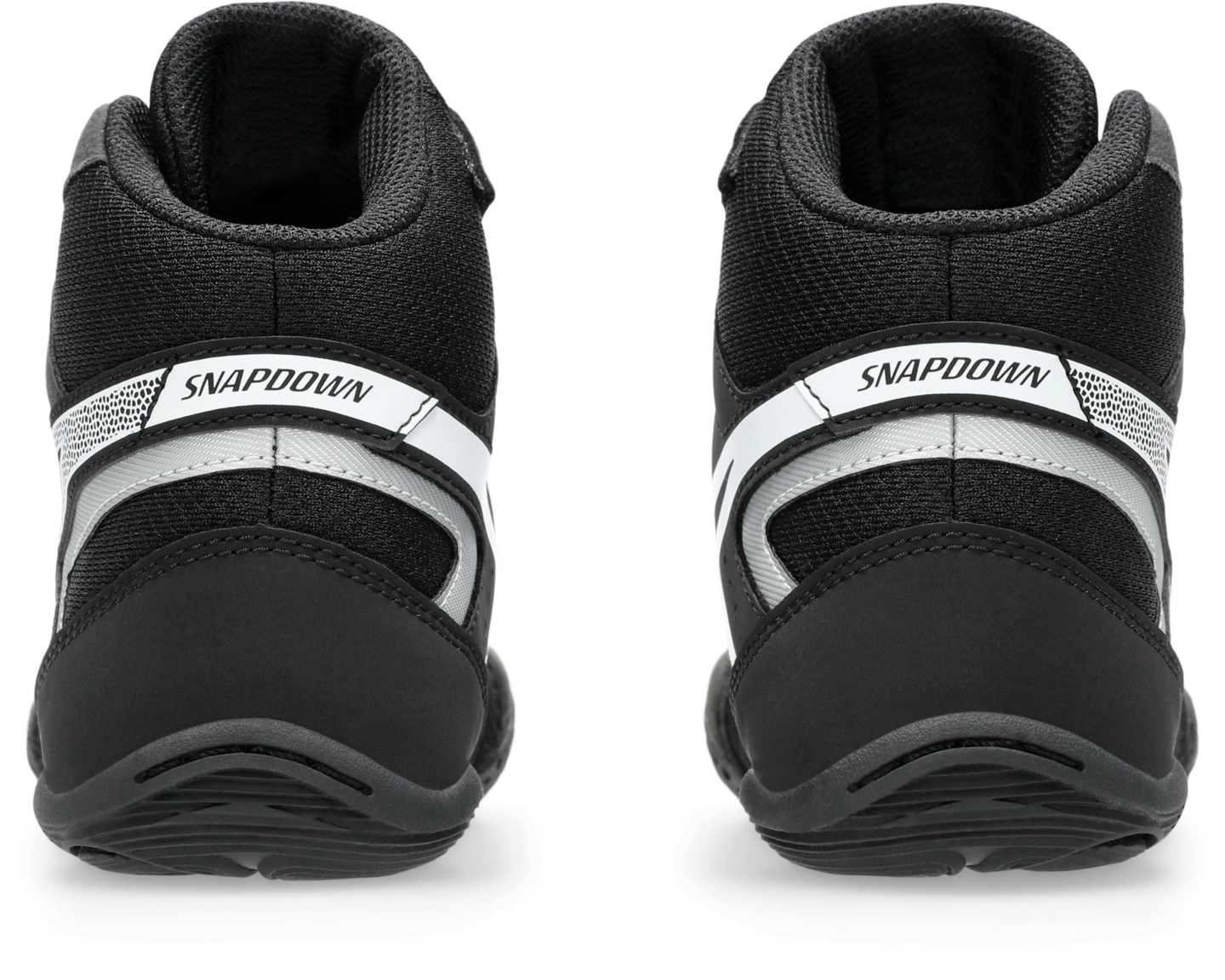 Детские кроссовки ASICS Snapdown 4 Grade School, цвет: Чёрный / Белый — фото 5