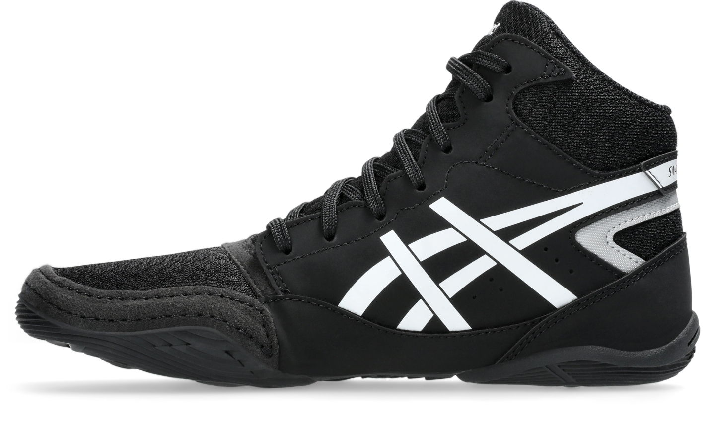 Детские кроссовки ASICS Snapdown 4 Grade School, цвет: Чёрный / Белый — фото 4