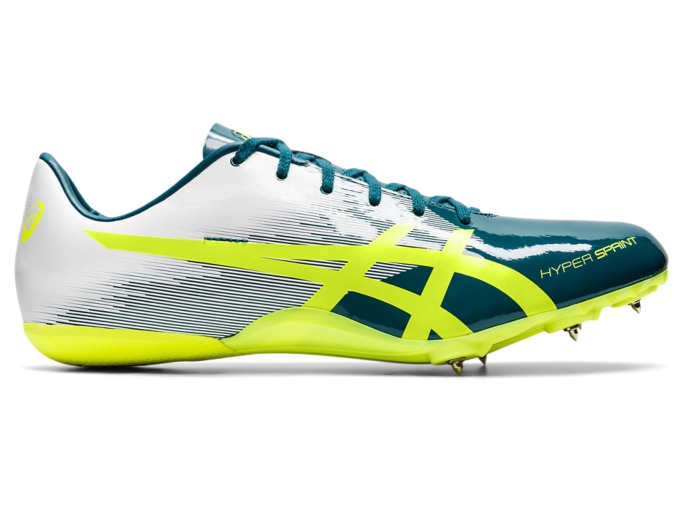 Unisex HYPER SPRINT 7 Velvet Pine Safety Yellow ASICS