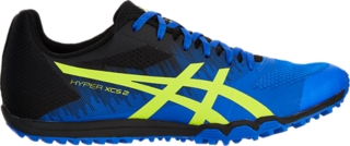 Unisex HYPER XCS 2 | Illusion Blue/Hazard Green | Unisex Track And Field Shoes ASICS Australia