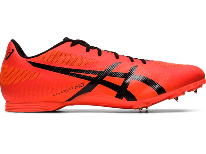 UNISEX Hyper MD 7 | Sunrise Red/Black | Track & Field | ASICS