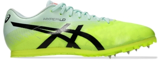 HYPER LD 6 Unisex Safety Yellow Black Unisex Leichtathletikschuhe ASICS DE