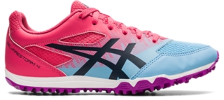 GEL FIRESTORM 4 Kids Arctic Sky French Blue Kids Track And Field Shoes ASICS Australia