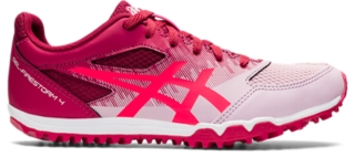 GEL FIRESTORM 4 Kids Barely Rose Diva Pink Kids Track And Field Shoes ASICS Australia