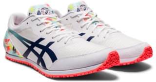 WINDSPRINT 2 | WHITE/SUNRISE RED | メンズ 陸上競技 シューズ【ASICS