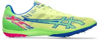 Basket asics femme discount fluo