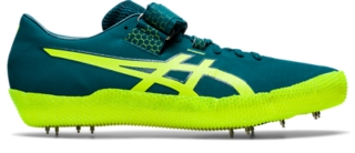 High Jump Pro 2 L Velvet Pine Safety Yellow メンズ 陸上競技 シューズ Asics公式通販