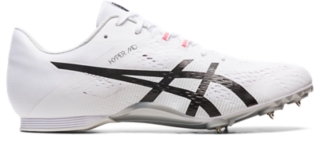 White Track Field Shoes Spikes for Sprint Throwing ASICS