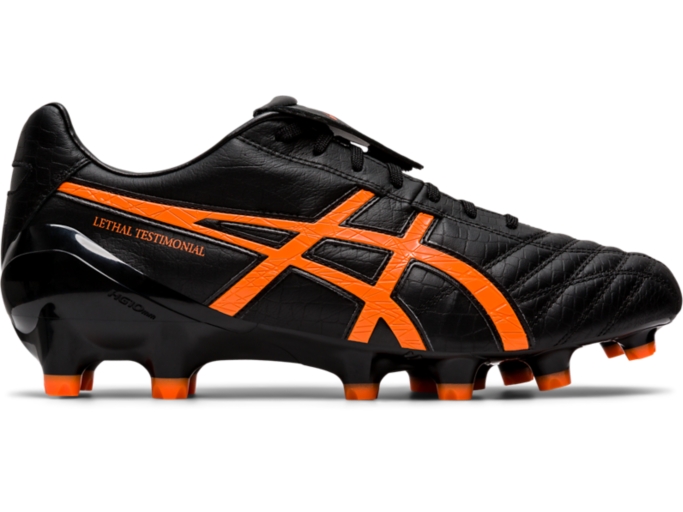 Men's LETHAL TESTIMONIAL 4 IT | Black/Shocking Orange | Football 