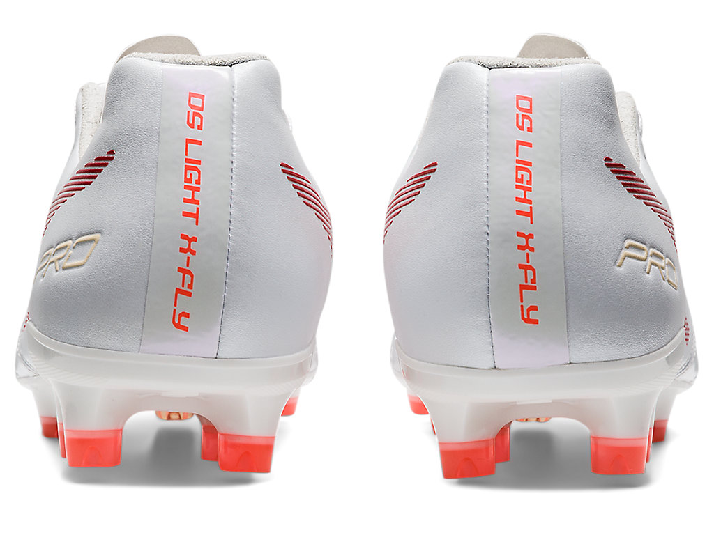 DS LIGHT X-FLY PRO | WHITE/FLASH CORAL | メンズ サッカー スパイク 